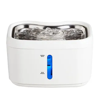 No Brand Distributore DAcqua Wireless Per Gatti Con Sensore Di Movimento A 220&deg; E Pompa Silenziosa, Capacit&agrave; Di 2,5 L/85 Oz, Funzionamento A Batteria Per Uso I