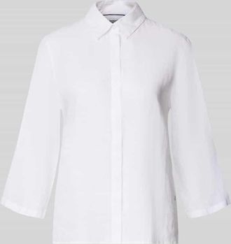 Brax Brax Regular Fit Hemdbluse aus reinem Leinen Modell VICKY in Weiss, Gr&ouml;&szlig;e 36