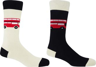 Peper Harow London Bus Mens Bundle - Black & Cream