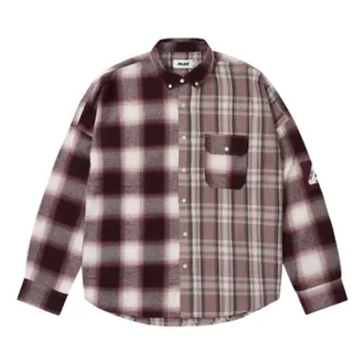 Palace SS26 Patchy Flannel Shirt Red P30SHT004