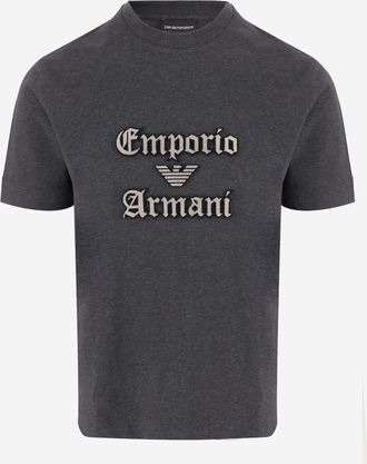 Emporio Armani T Shirt Emporio Armani In Cotone Con Logo