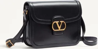 Valentino Garavani Borsa A Spalla Valentino Garavani 9To5 In Vitello Liscio Donna NERO UNI