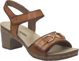 Josef Seibel Grace Ankle Strap Sandal in Camel at Nordstrom, Size 11-11.5Us