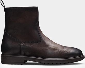 Magnanni Men & apos;s Atlas Leather Zip Ankle Boots