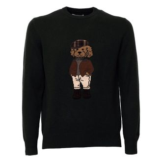 MC2 Saint Barth Country Poodle Toy Boy Embroidered Crew Neck Sweater