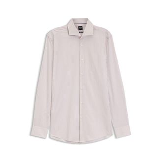 BOSS Slim-fit shirt in wrinkle-free cotton