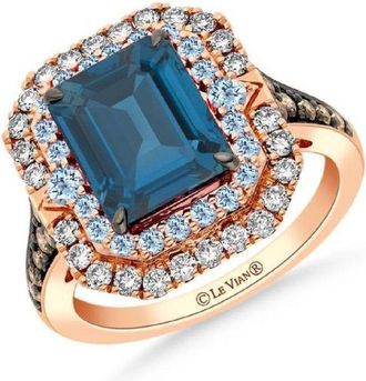 Le Vian Ladies Semi-Precious Rings set in 14K Strawberry Gold LAGY 14