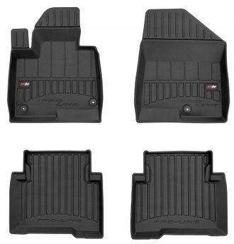 OEM Alfombras, Felpudos, Felpudos De Goma Hyundai Santa Fe 3 2012-2018, Canaleta 3d