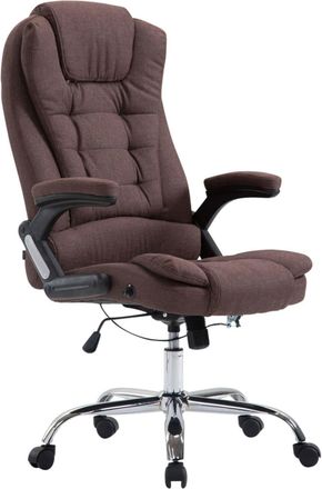 Clp Silla de oficina giratoria regulable en Tela Marrón