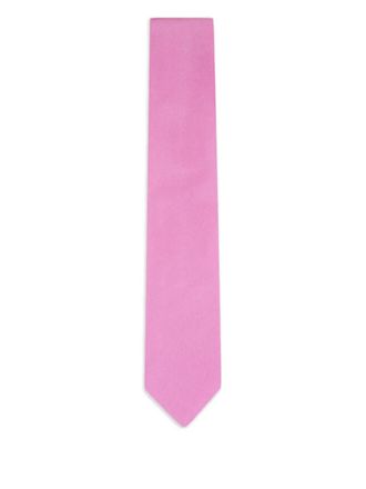Eton stripped tie - men - Silk - One Size - Pink