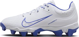 Nike Womens Hyperdiamond 4 Keystone Softball Cleats in White | FZ0920-101