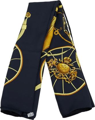 Hermès Foulard Springs in seta XX secolo - Blu