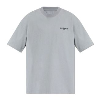 AllSaints T-Shirts, male, Gray, Size: XL Hallis T-shirt