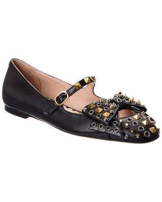 Valentino Rockstud Leather Flat