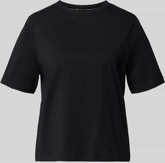 Selected Regular Fit T-Shirt aus reiner Baumwolle Modell ASSIA in Black, Gr&ouml;&szlig;e XS