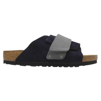 Birkenstock Kyoto Nubuck Leather Unisex Casual Sandals - Midnight - Size:UK 10.5