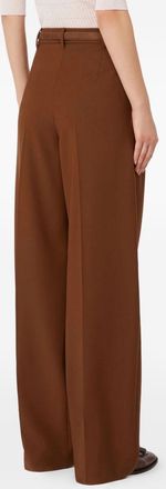 Max Mara Womens Trousers Mstbacio Brown Virgin Wool