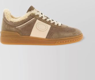 Valentino Garavani suede high-top sneakers rubber sole