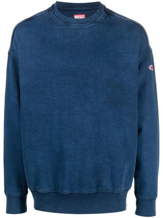 Diesel Felpa D-Krib Track denim - Blu