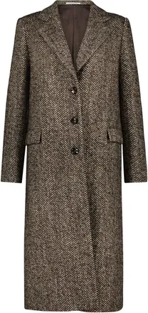 Tagliatore Jassen, Dames, Veelkleurig, S, Wol, Single-Breasted Coat