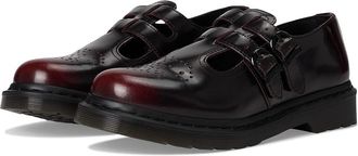 Dr. Martens 8065 Mary Jane Womens Maryjane Shoes Cherry Red : UK 3 (US Womens 5) M, Leather