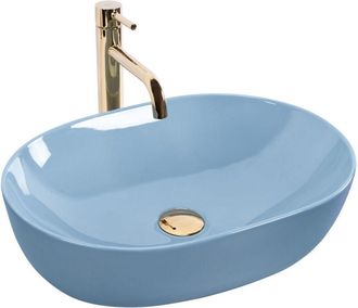 Rea Rea - Lavabo Sobre Encimera Lisa Blue