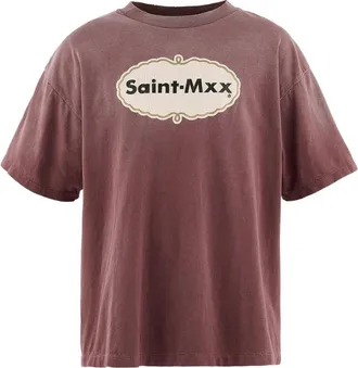 Saint Mxxxxxx Logo-print T-shirt