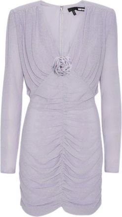 Rotate Rotate Birger Christensen, Dames, Jurken, Paars, Maat: XS Poliester