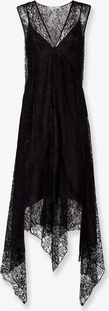 Fendi Vestito in pizzo Flowers e Bacche nero - FENDI - gender_Woman