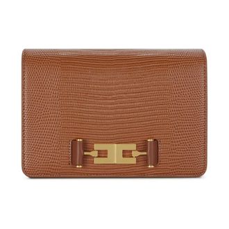 Elisabetta Franchi Crossbody Tas - Dames - Schoudertassen - Bruin - ONE Size - Leer - Tassen