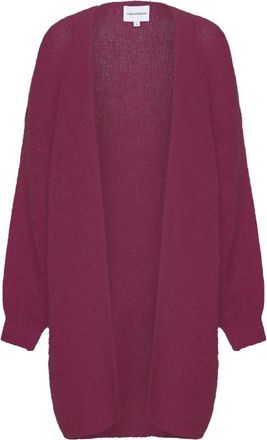 Americandreams Lee Midi Cardigan - Dames - Vesten - Rood - L/Xl - Wol - Truien & Vesten