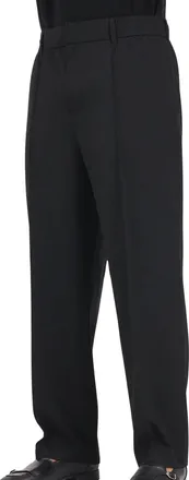 A|X Armani Exchange Black Viscose-Blend Straight-Leg Sweatpants