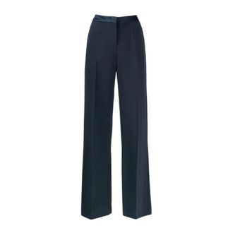 Ermanno Scervino Dames, Broeken, Blauw, Maat: S Viscose