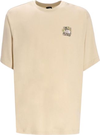 The North Face Beige Crewneck Logo T-Shirt