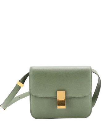 Celine Classic Box Bag Grainy Leather Teen shoulder bag - Verde