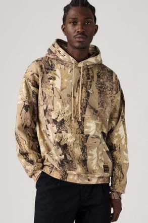 Levi's Workwear Pullover Hoodie - Hombre - XL - Multicolor / Tex Forest Camo Trench Coat
