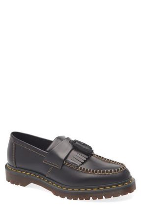 Dr. Martens Adrian Ben Tassel Loafer in Black at Nordstrom, Size 13Us