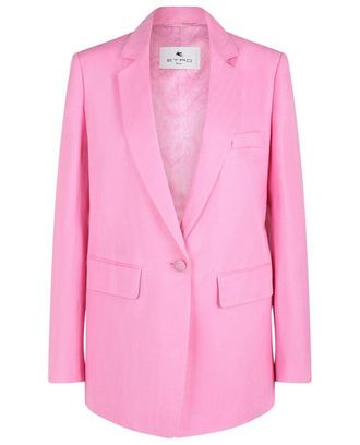 Etro Einreihiger Blazer aus Seidenmix