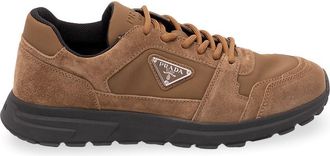 Prada Prax Suede And Re-Nylon Sneakers