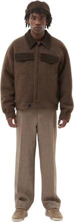 Filling Pieces Box Jacket Brown - Heren - Winterjassen - Bruin - M - Wol - Jassen