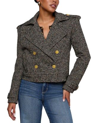 L'agence LAgence Xoey Cropped Trench Coat