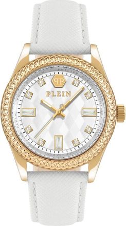 Philipp Plein Dameshorloge Queen - Dames - Horloges - Wit - ONE Size - Leer - Accessoires