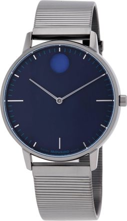 Movado Quartz Blue Museum Dial Mens Watch 3640177