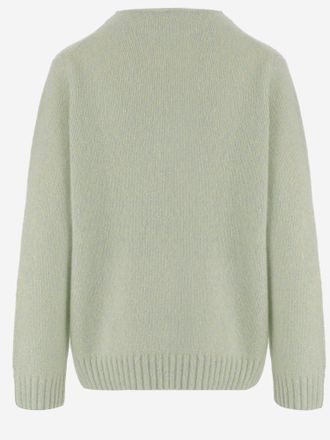 arch4 Womens Sweater Cashmere Blend Light Green