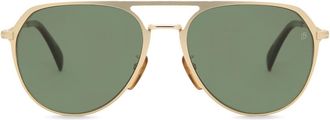 David Beckham DB 7095/G/S Asian Fit AOZ/UC Mens Sunglasses Gold Size 58