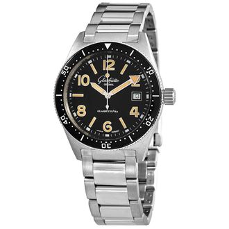 Glash&uuml;tte Original SeaQ Automatic Black Dial Mens Watch 1-39-11-06-80-70