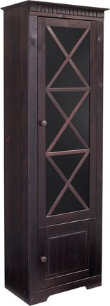 HOME AFFAIRE Vitrine »Lisa« aus schönem massivem Kiefernholz, mit einer schönen Glastürfront