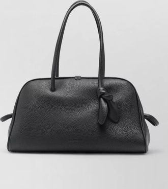 Jacquemus turismo leather tote bag top handles