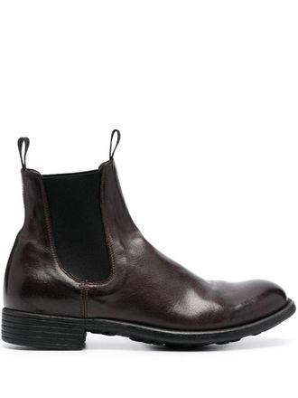 Officine Creative Calixte 004 leather ankle boots - Brown