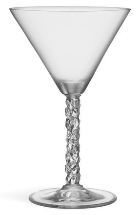 Orrefors Carat Set of 2 Crystal Martini Glasses in Clear at Nordstrom